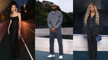 Celebrities Dazzling in Louis Vuitton from the Prelude to Olympics Games 2024
