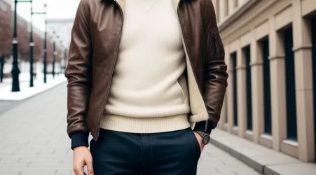 Classic vs. Contemporary_ Which Leather Bomber Jacket Is Right for You?  