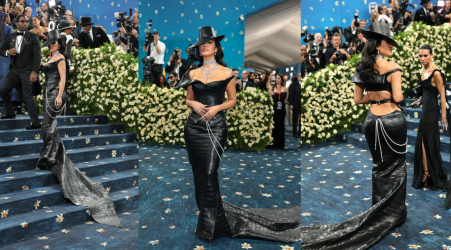 Kim Kardashian at the 2025 Met Gala: Leather, Pearls, and a Dash of Drama